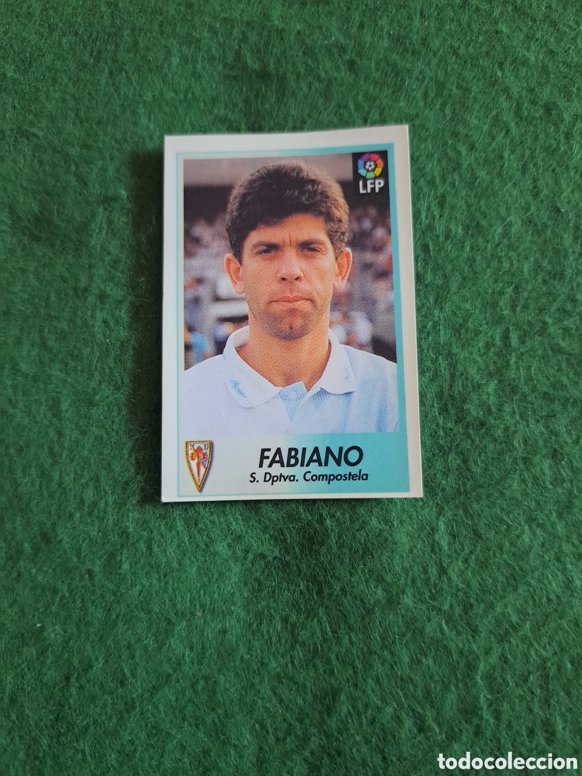 Cromos de f&uacute;tbol: Fabiano. N&deg;61. Compostela. Bollycao Liga 96-97. Sigue la Liga