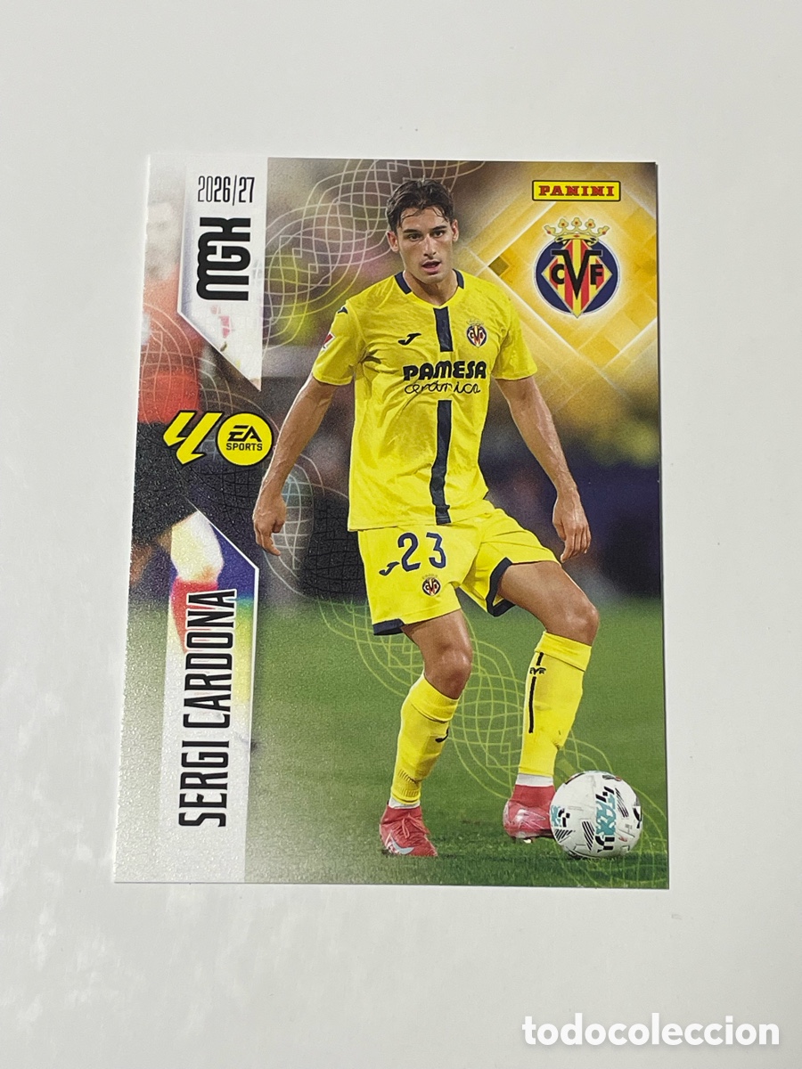Cromos de f&uacute;tbol: Sergi Cardona Villarreal Panini Megacracks 26/27 #369