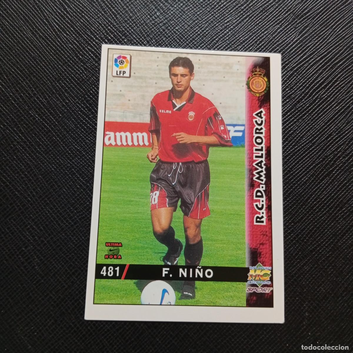 Cromos de f&uacute;tbol: 481 F NI&Ntilde;O MALLORCA MUNDICROMO 1998 1999 CROMO FUTBOL 98 99 - A211 PG12 ULTIMA HORA