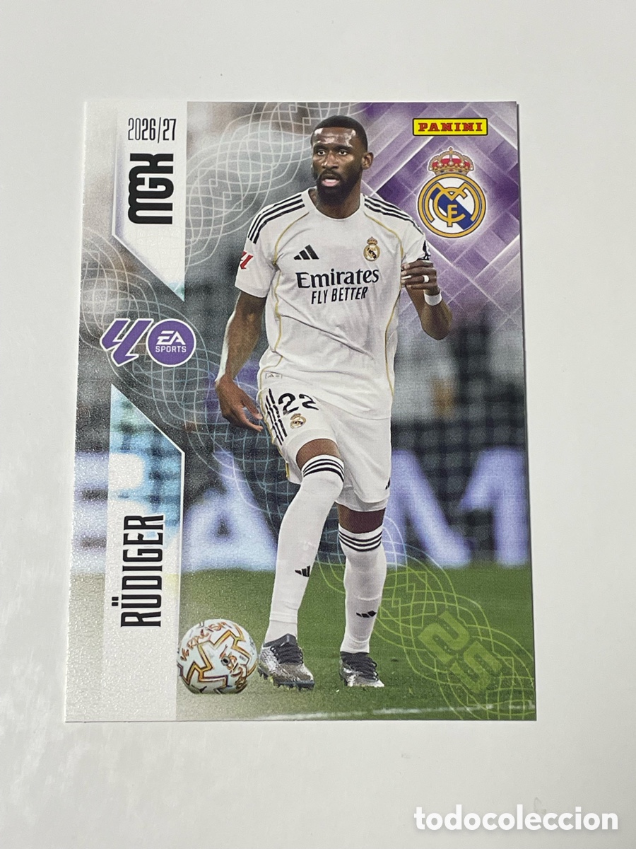 Cromos de f&uacute;tbol: Antonio R&uuml;diger Real Madrid Panini Megacracks 26/27 #223