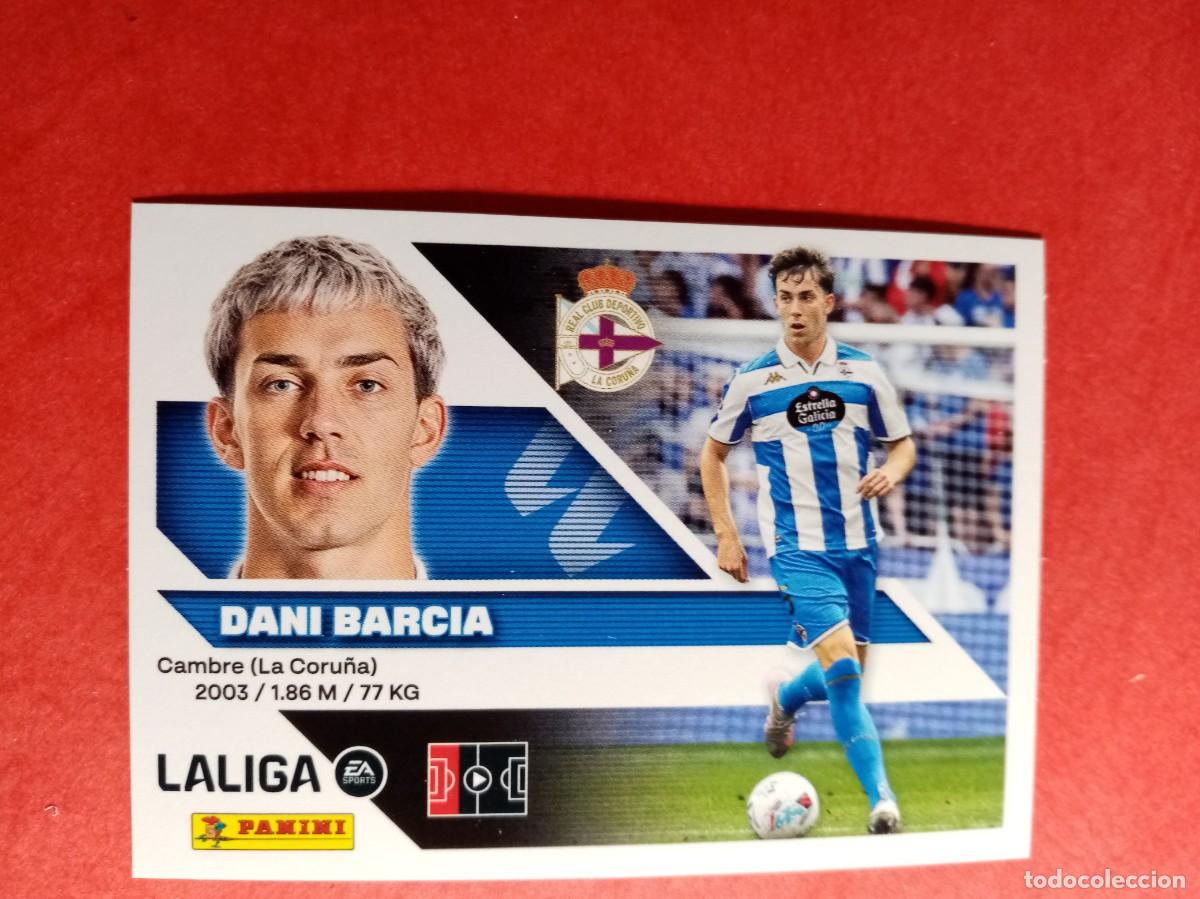Cromos de f&uacute;tbol: N&ordm; 8 DANI BARCIA, RC DEPORTIVO, LIGA ESTE 2026 2027 26 27 PANINI