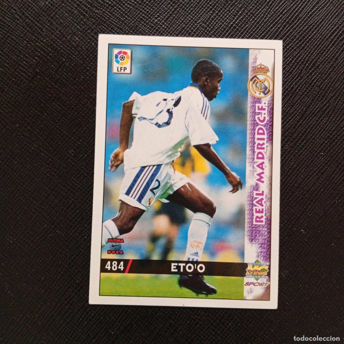Cromos de f&uacute;tbol: 484 ETOO REAL MADRID MUNDICROMO 1998 1999 CROMO FUTBOL 98 99 - A211 PG13 ULTIMA HORA
