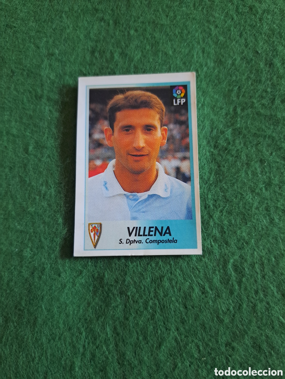 Cromos de f&uacute;tbol: Villena. N&deg;58. Bollycao Liga 96-97. Sigue la Liga
