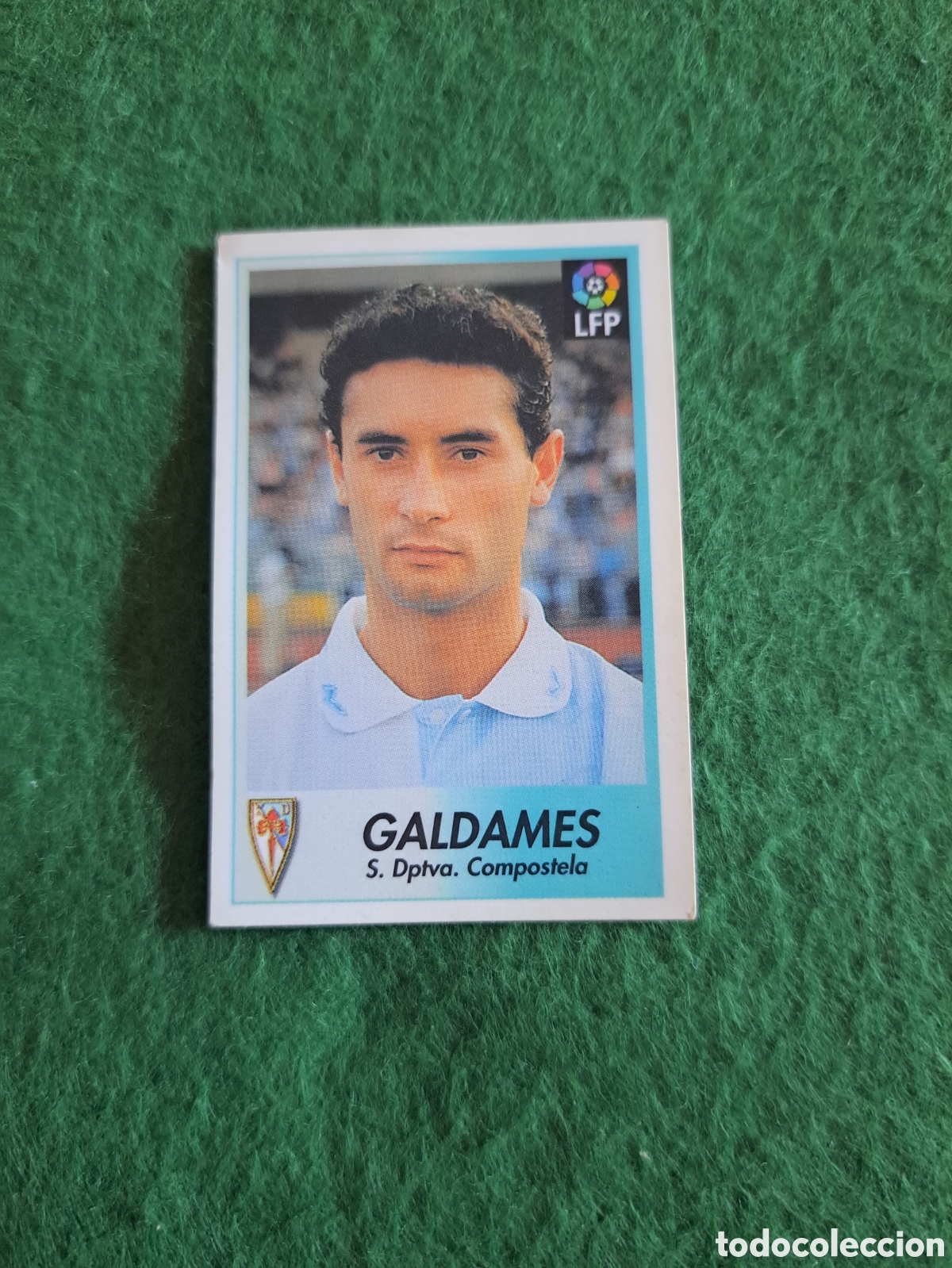 Cromos de Futebol: Galdames. N&deg;56. Compostela. Bollycao Liga 96-97. Sigue la Liga