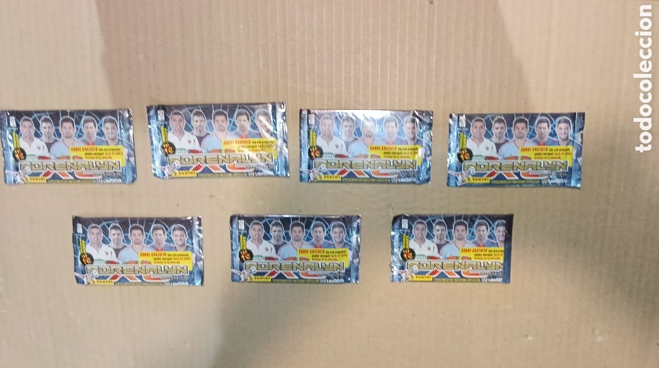 Cromos de Futebol: LOTE 7 SOBRES SIN ABRIR F&Uacute;TBOL PANINI ADRENALYN 2014 15
