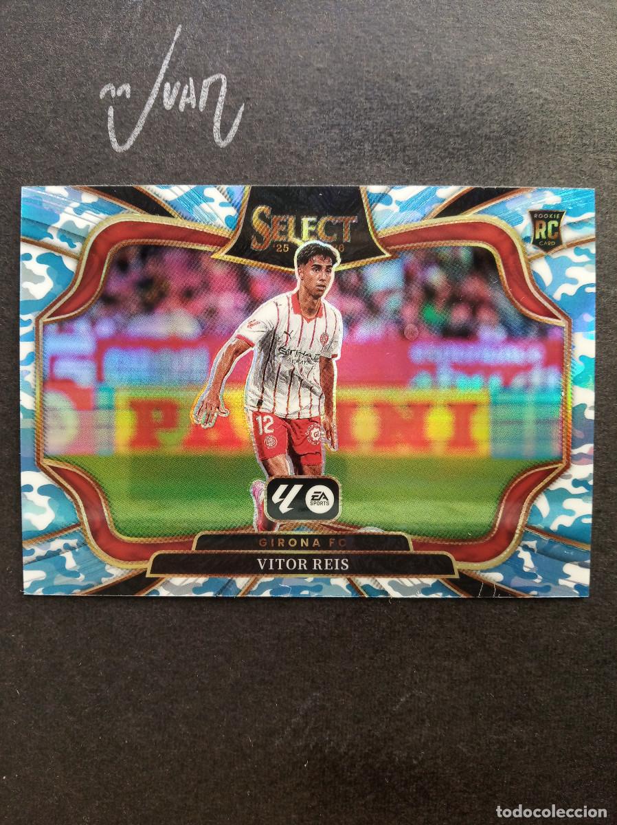 Cromos de Futebol: NUMERADA /30 WINTER CAMO ROOKIE VITOR REIS GIRONA BRASIL PRIZM⚽ PANINI &reg; SELECT LIGA 2025 2026 25 26