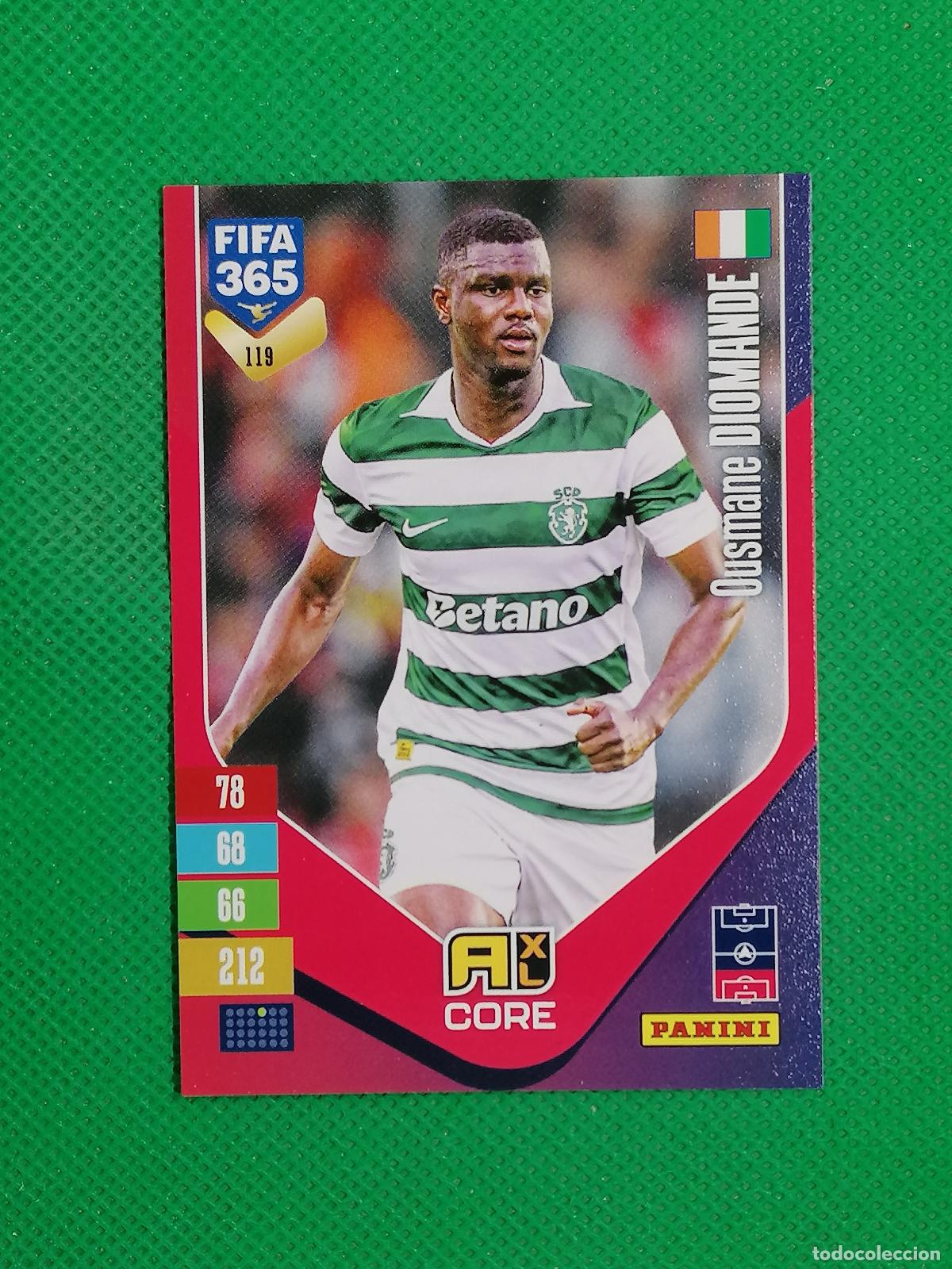 Cromos de Futebol: 119 OUSMANE DIOMANDE SPORTING PORTUGAL CORE ⚽ PANINI ADRENALYN XL FIFA 365 26 27 2026 2027 ⚽
