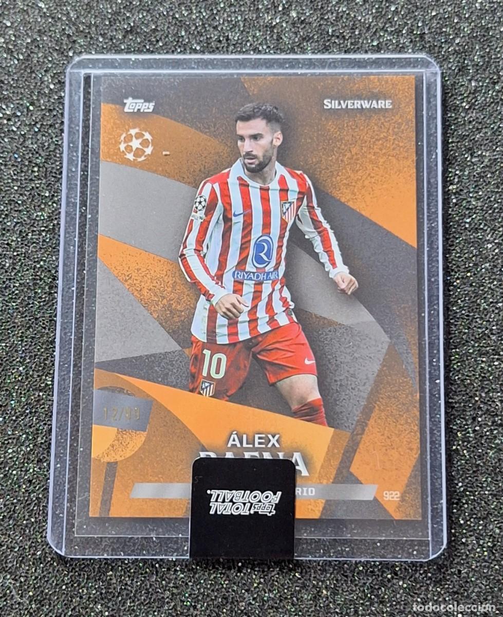 Cromos de f&uacute;tbol: Alex Baena Atletico de Madrid Topps Total Football 12/99 Silverware