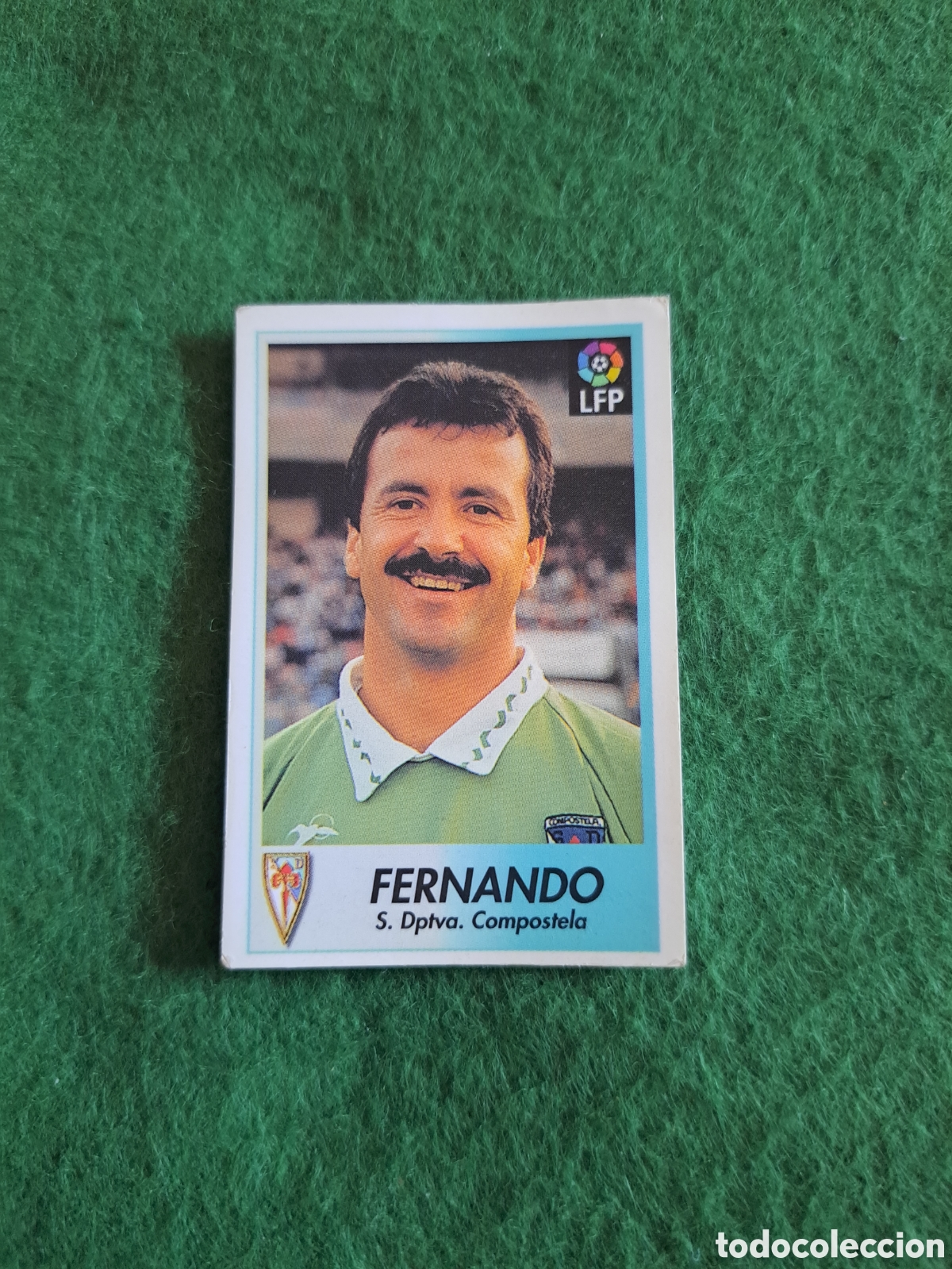 Cromos de f&uacute;tbol: Fernando. N&deg;54. Compostela. Bollycao Liga 96-97. Sigue la Liga