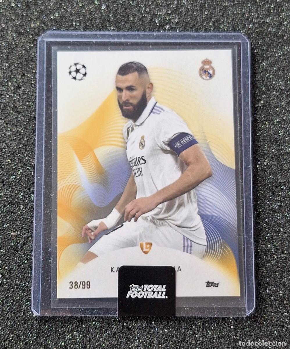 Cromos de f&uacute;tbol: Karim Benzema Real Madrid Topps Total Football 38/99