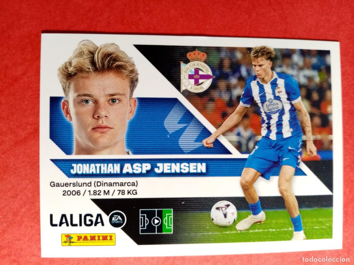 Cromos de f&uacute;tbol: N&ordm; 17 JONATHAN ASP JENSEN, RC DEPORTIVO, LIGA ESTE 2026 2027 26 27 PANINI