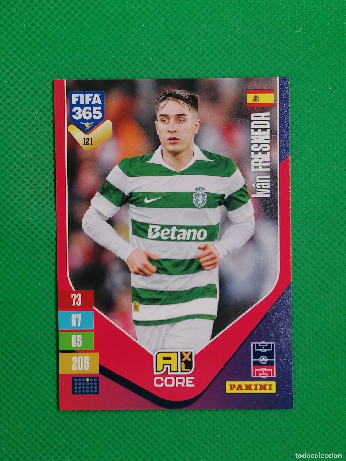 Cromos de f&uacute;tbol: 121 IVAN FRESNEDA SPORTING PORTUGAL CORE ⚽ PANINI ADRENALYN XL FIFA 365 26 27 2026 2027 ⚽