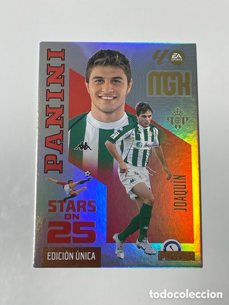 Cromos de f&uacute;tbol: Joaqu&iacute;n Betis Panini Megacracks 26/27 Stars on 25 edici&oacute;n &uacute;nica #431P