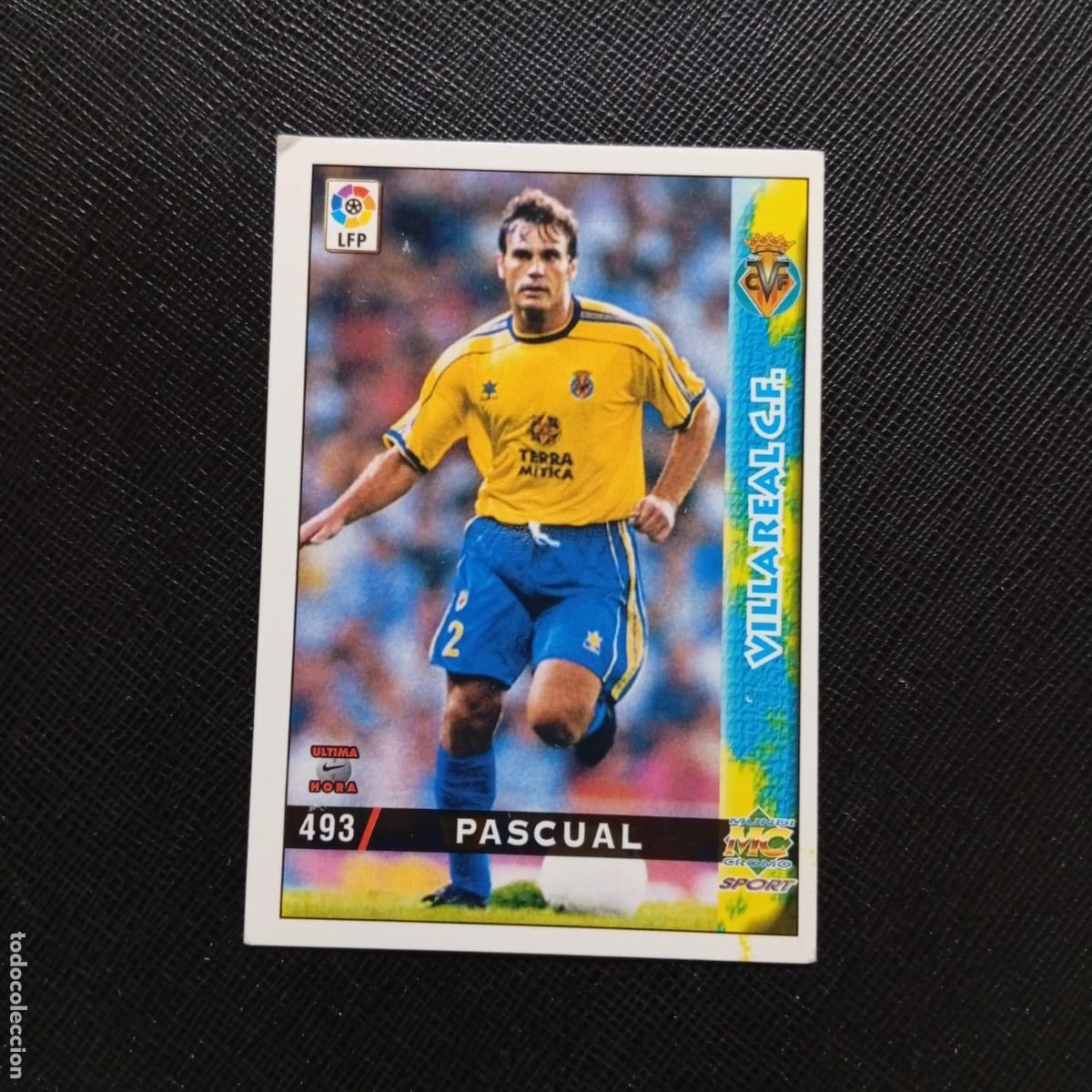 Cromos de f&uacute;tbol: 493 PASCUAL VILLARREAL MUNDICROMO 1998 1999 CROMO FUTBOL 98 99 - A211 PG22 ULTIMA HORA