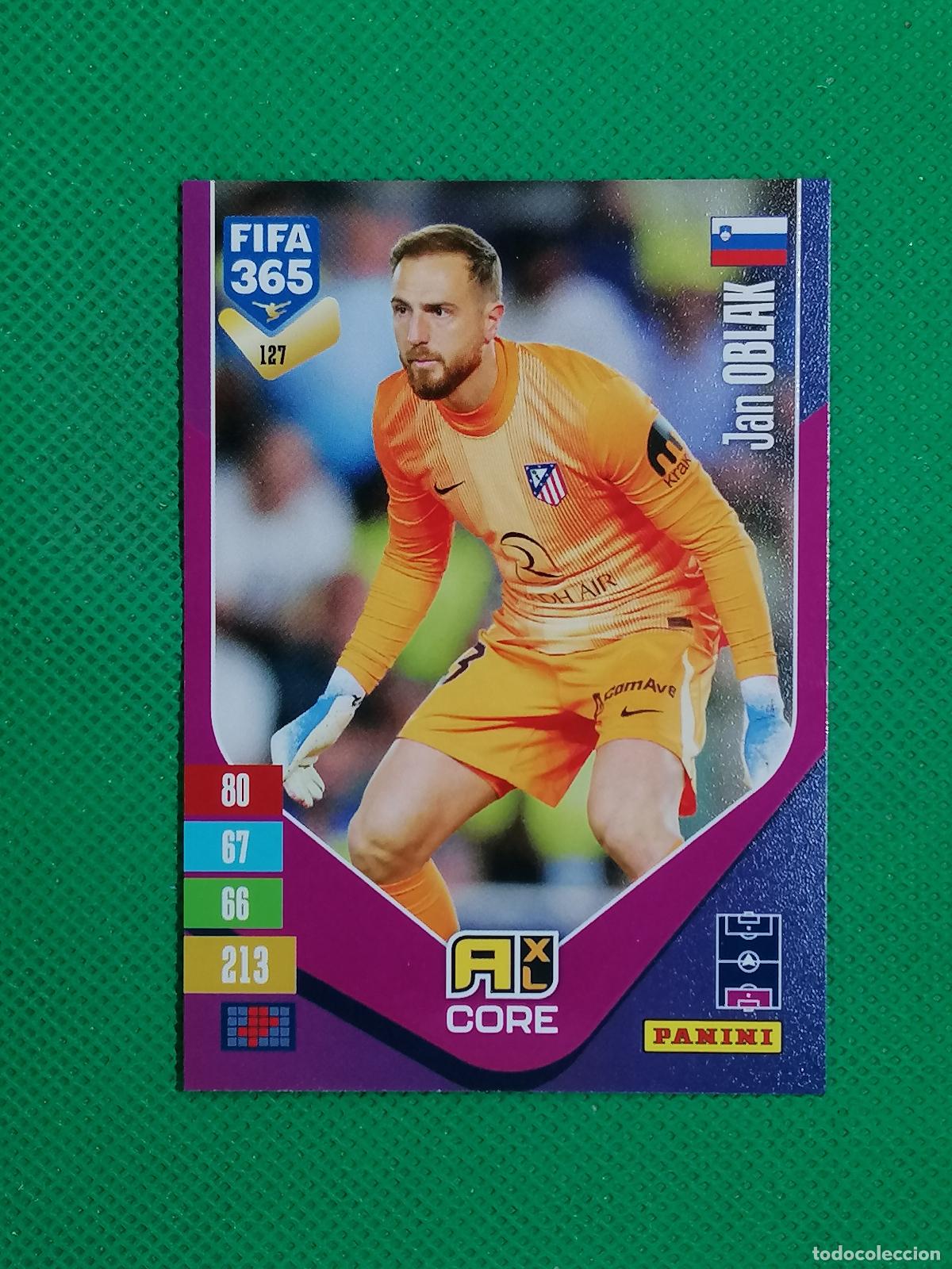 Cromos de f&uacute;tbol: 127 JAN OBLAK ATLETICO DE MADRID CORE ⚽ PANINI ADRENALYN XL FIFA 365 26 27 2026 2027 ⚽