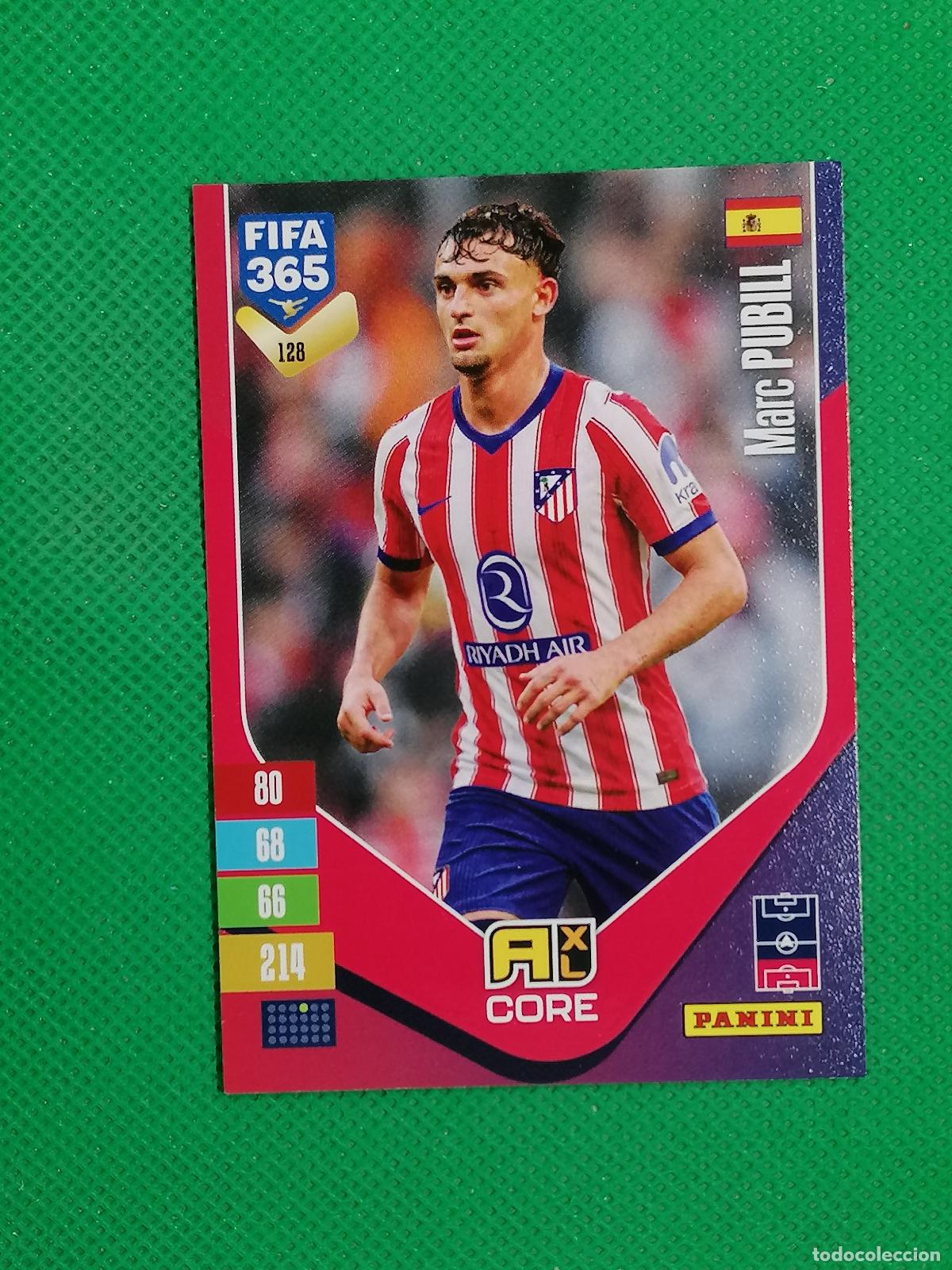 Football Stickers: 128 MARC PUBILL ATLETICO DE MADRID CORE ⚽ PANINI ADRENALYN XL FIFA 365 26 27 2026 2027 ⚽