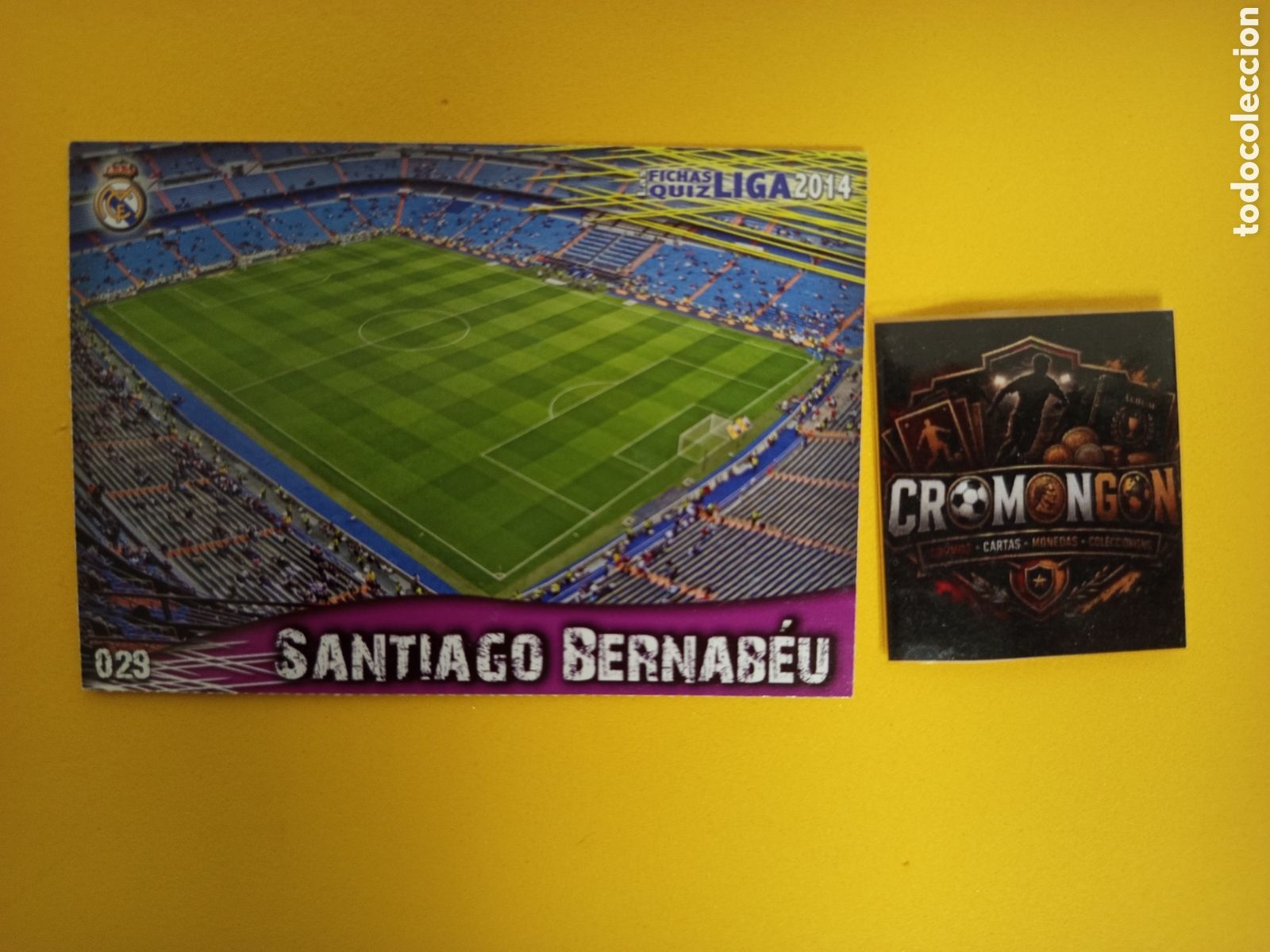 Cromos de f&uacute;tbol: ❇️ CROMO ⚽ CARD SANTIAGO BERNAB&Eacute;U ❇️