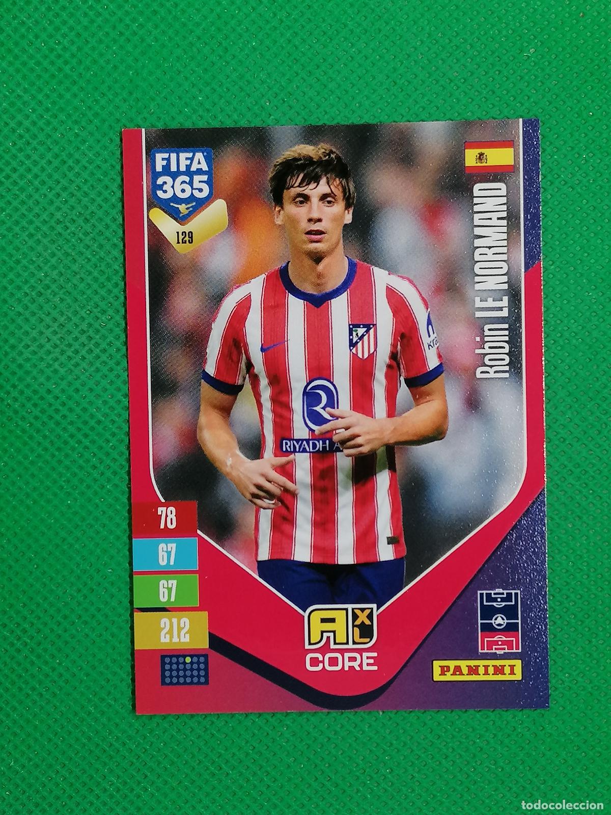 Cromos de f&uacute;tbol: 129 ROBIN LE NORMAND ATLETICO DE MADRID CORE ⚽ PANINI ADRENALYN XL FIFA 365 26 27 2026 2027 ⚽