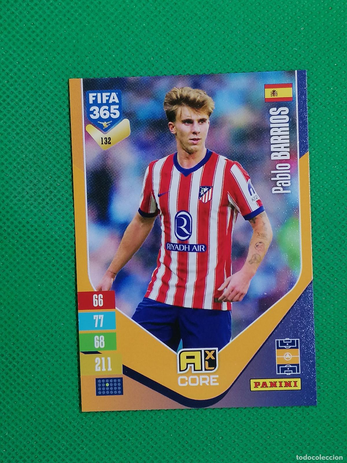 Cromos de f&uacute;tbol: 132 PABLO BARRIOS ATLETICO DE MADRID CORE ⚽ PANINI ADRENALYN XL FIFA 365 26 27 2026 2027 ⚽