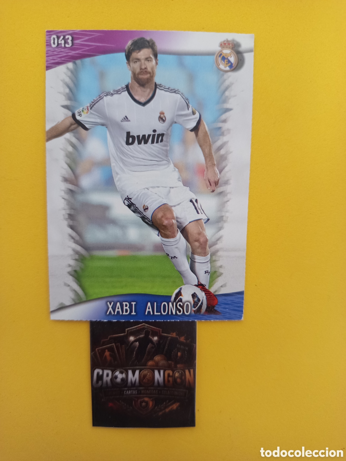 Cromos de f&uacute;tbol: ❇️ CROMO CARD ⚽ XABI ALONSO REAL MADRID 43 FICHAS LIGA QUIZ GAME 2014 13 14 2013 2014 MUNDICROMO ❇️