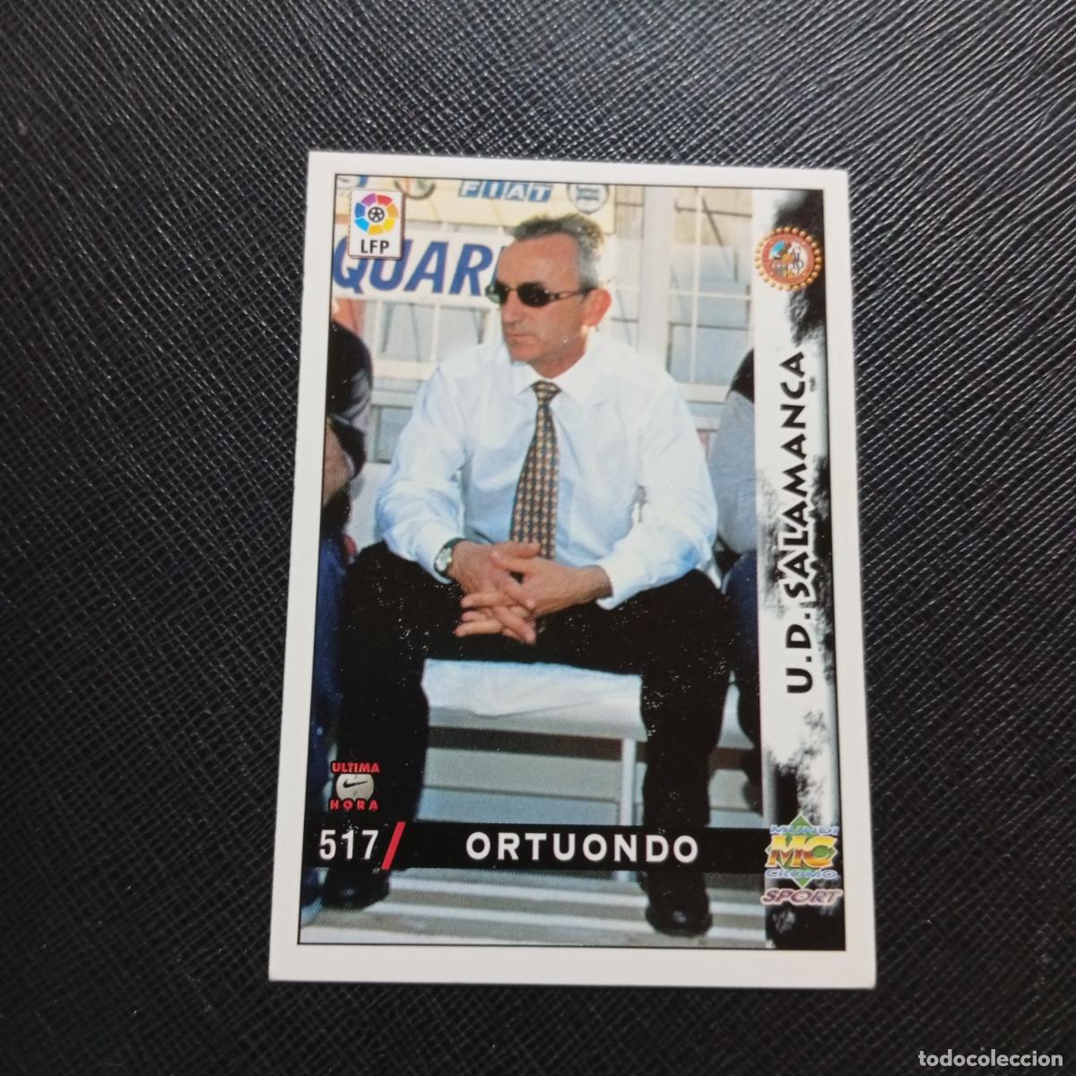 Cromos de f&uacute;tbol: 517 ORTUONDO SALAMANCA MUNDICROMO 1998 1999 CROMO FUTBOL 98 99 - A211 PG23 ULTIMA HORA