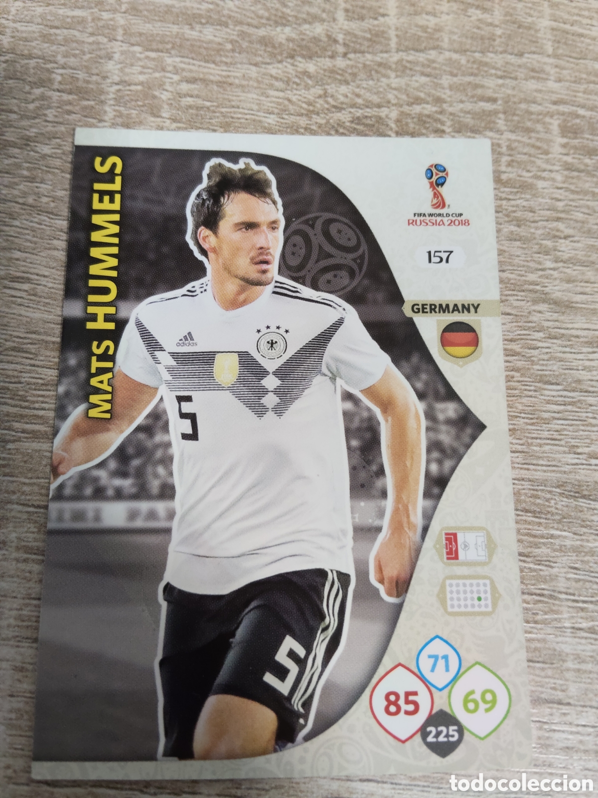 Cromos de f&uacute;tbol: Panini Adrenalyn mundial Rusia 2018 157 Mats Hummels Alemania