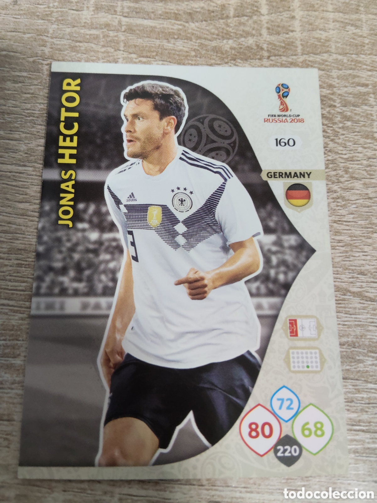 Cromos de f&uacute;tbol: Panini Adrenalyn mundial Rusia 2018 160 Jonas Hector Alemania