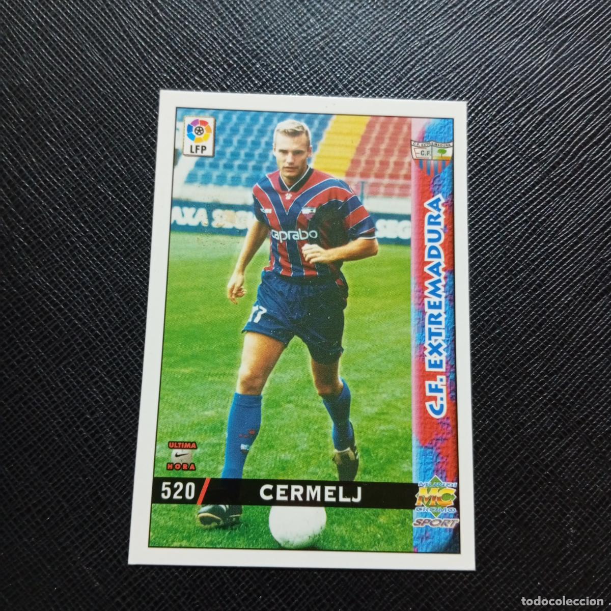 Cromos de f&uacute;tbol: 520 CERMELJ EXTREMADURA MUNDICROMO 1998 1999 CROMO FUTBOL 98 99 - A211 PG24 ULTIMA HORA
