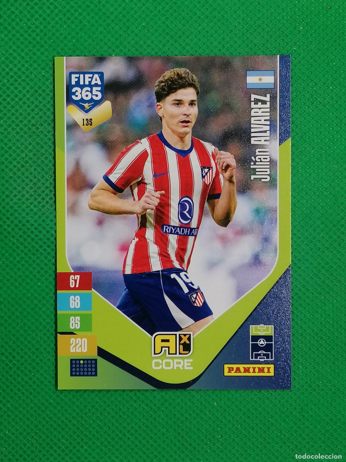 Cromos de f&uacute;tbol: 135 JULIAN ALVAREZ ATLETICO DE MADRID CORE ⚽ PANINI ADRENALYN XL FIFA 365 26 27 2026 2027 ⚽