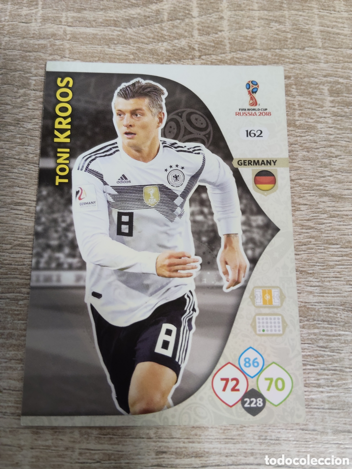 Cromos de f&uacute;tbol: Panini Adrenalyn mundial Rusia 2018 162 Toni Kroos Alemania