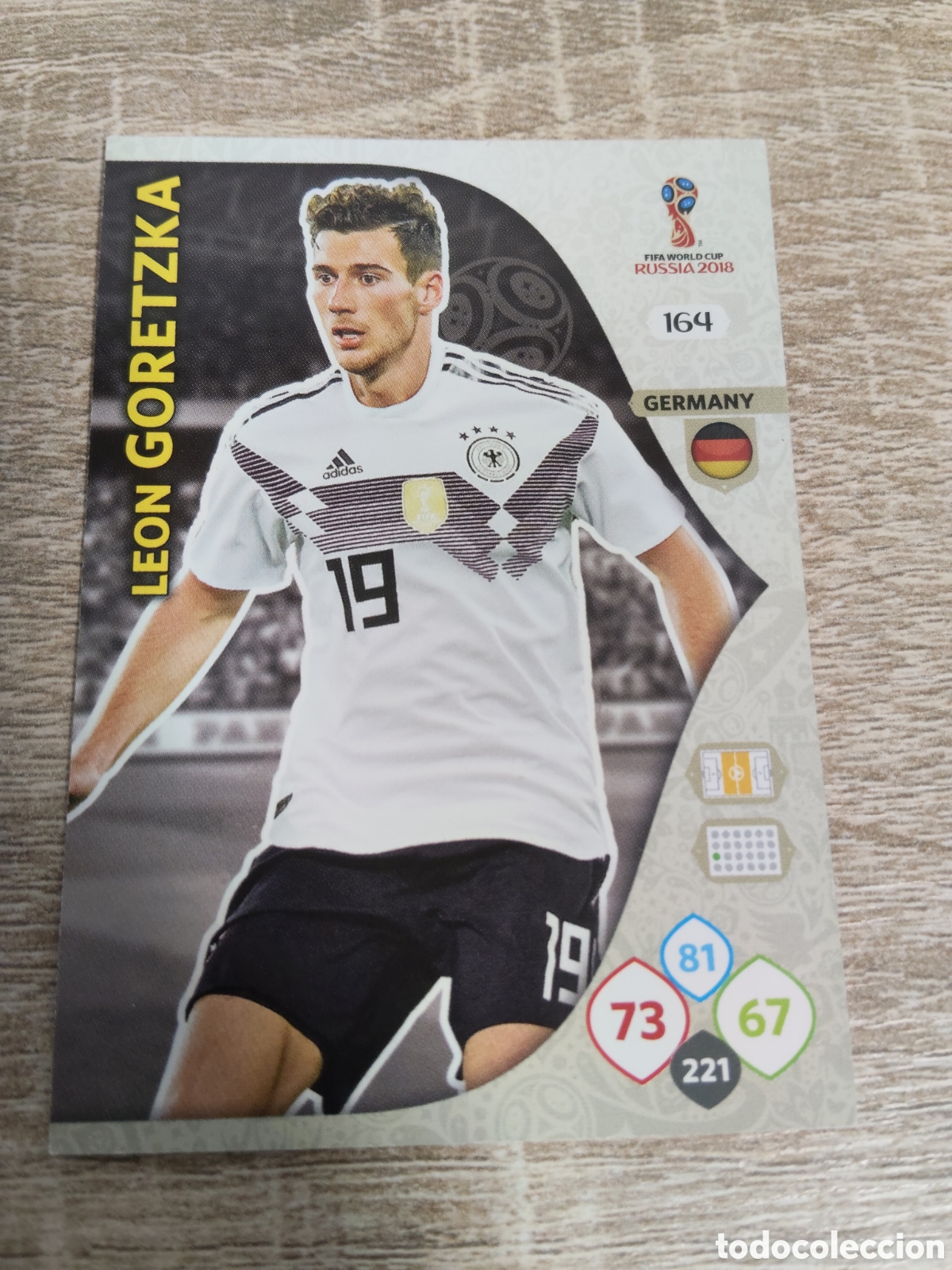 Cromos de f&uacute;tbol: Panini Adrenalyn mundial Rusia 2018 164 Leon Goretzka Alemania