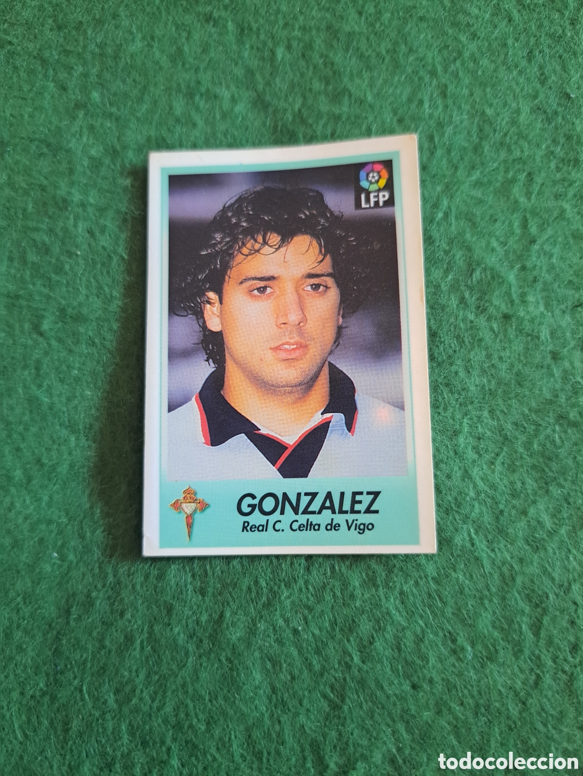 Cromos de f&uacute;tbol: Gonzalez. N&deg;49. Celta de Vigo. Bollycao Liga 96-97. Sigue la Liga