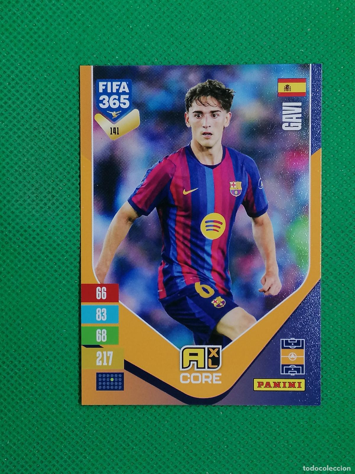 Cromos de f&uacute;tbol: 141 GAVI BARCELONA CORE ⚽ PANINI ADRENALYN XL FIFA 365 26 27 2026 2027 ⚽