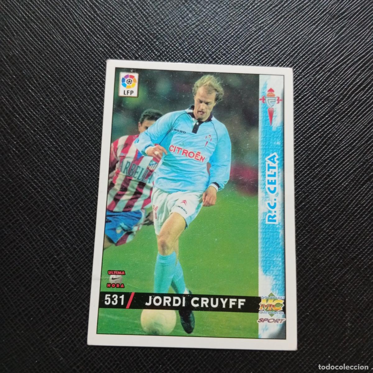Cromos de f&uacute;tbol: 531 JORDI CRUYFF CELTA MUNDICROMO 1998 1999 CROMO FUTBOL 98 99 - A211 PG25 ULTIMA HORA