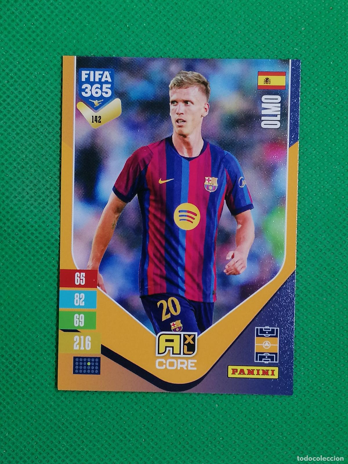 Cromos de f&uacute;tbol: 142 DANI OLMO BARCELONA CORE ⚽ PANINI ADRENALYN XL FIFA 365 26 27 2026 2027 ⚽