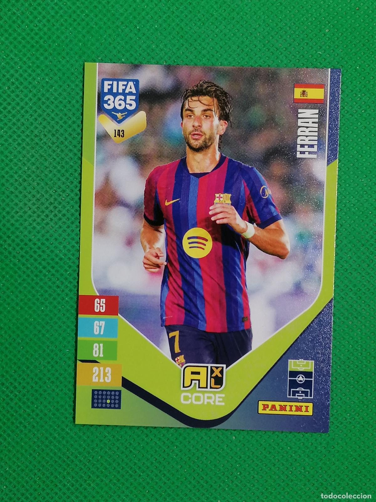 Cromos de f&uacute;tbol: 143 FERRAN BARCELONA CORE ⚽ PANINI ADRENALYN XL FIFA 365 26 27 2026 2027 ⚽