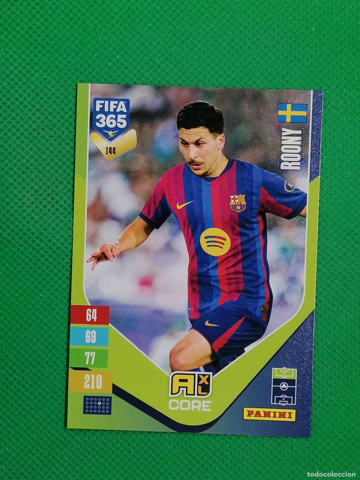 Cromos de f&uacute;tbol: 144 ROONY BARDGHJI BARCELONA CORE ⚽ PANINI ADRENALYN XL FIFA 365 26 27 2026 2027 ⚽