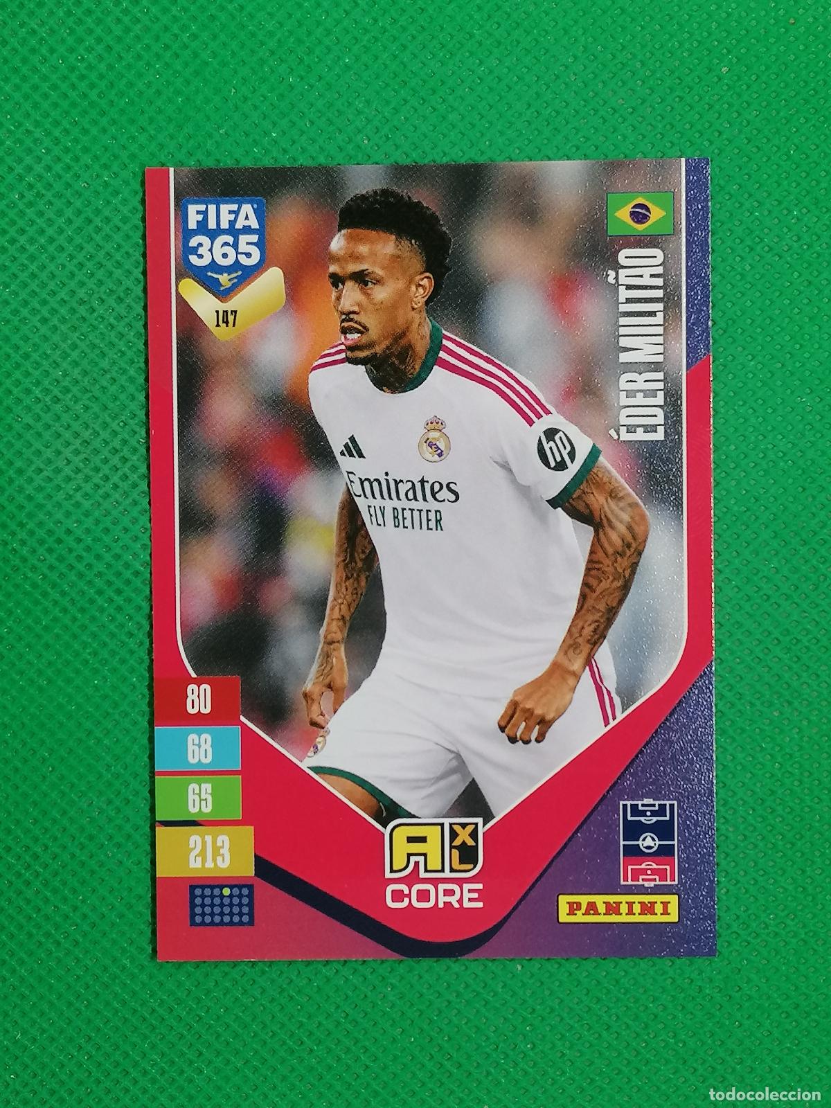 Cromos de f&uacute;tbol: 147 EDER MILITAO REAL MADRID CORE ⚽ PANINI ADRENALYN XL FIFA 365 26 27 2026 2027 ⚽