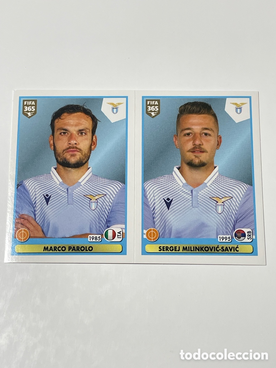 Cromos de f&uacute;tbol: Marco Parolo - Sergej Milinković-Savić Lazio Panini FIFA 365 20/21 #255