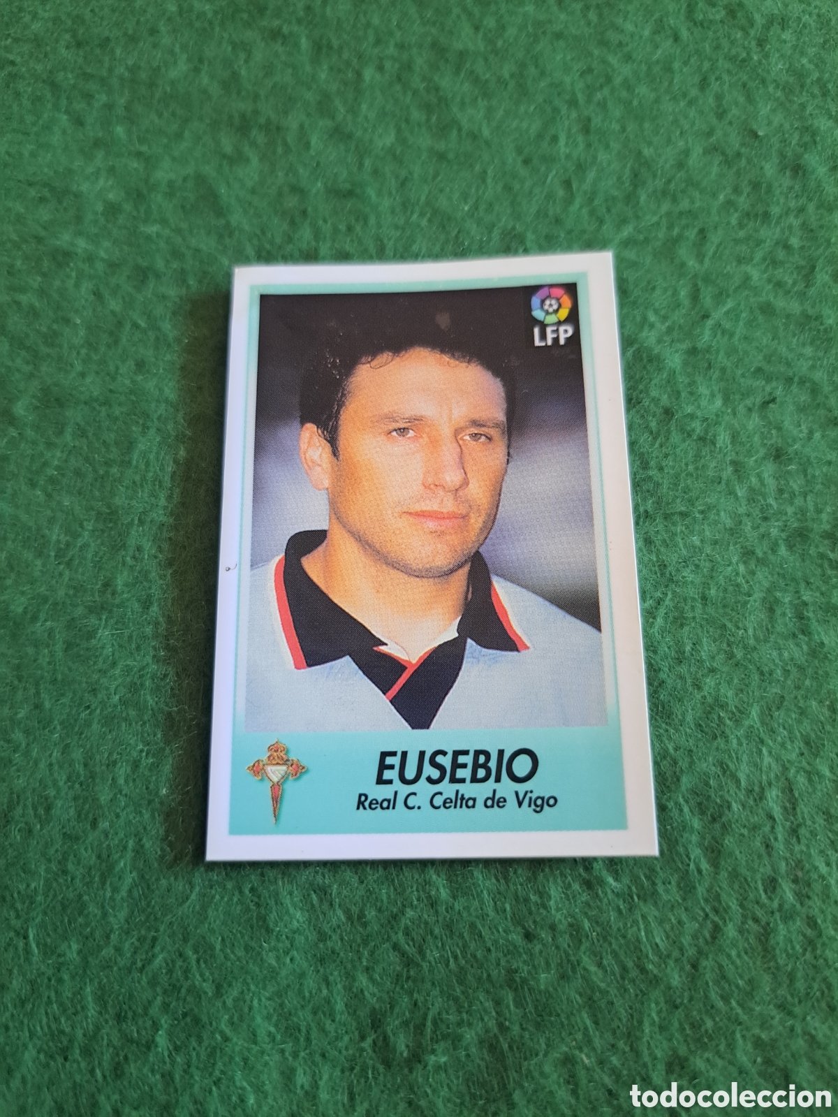 Cromos de f&uacute;tbol: Eusebio. N&deg;46. Celta de Vigo. Bollycao Liga 96-97. Sigue la Liga