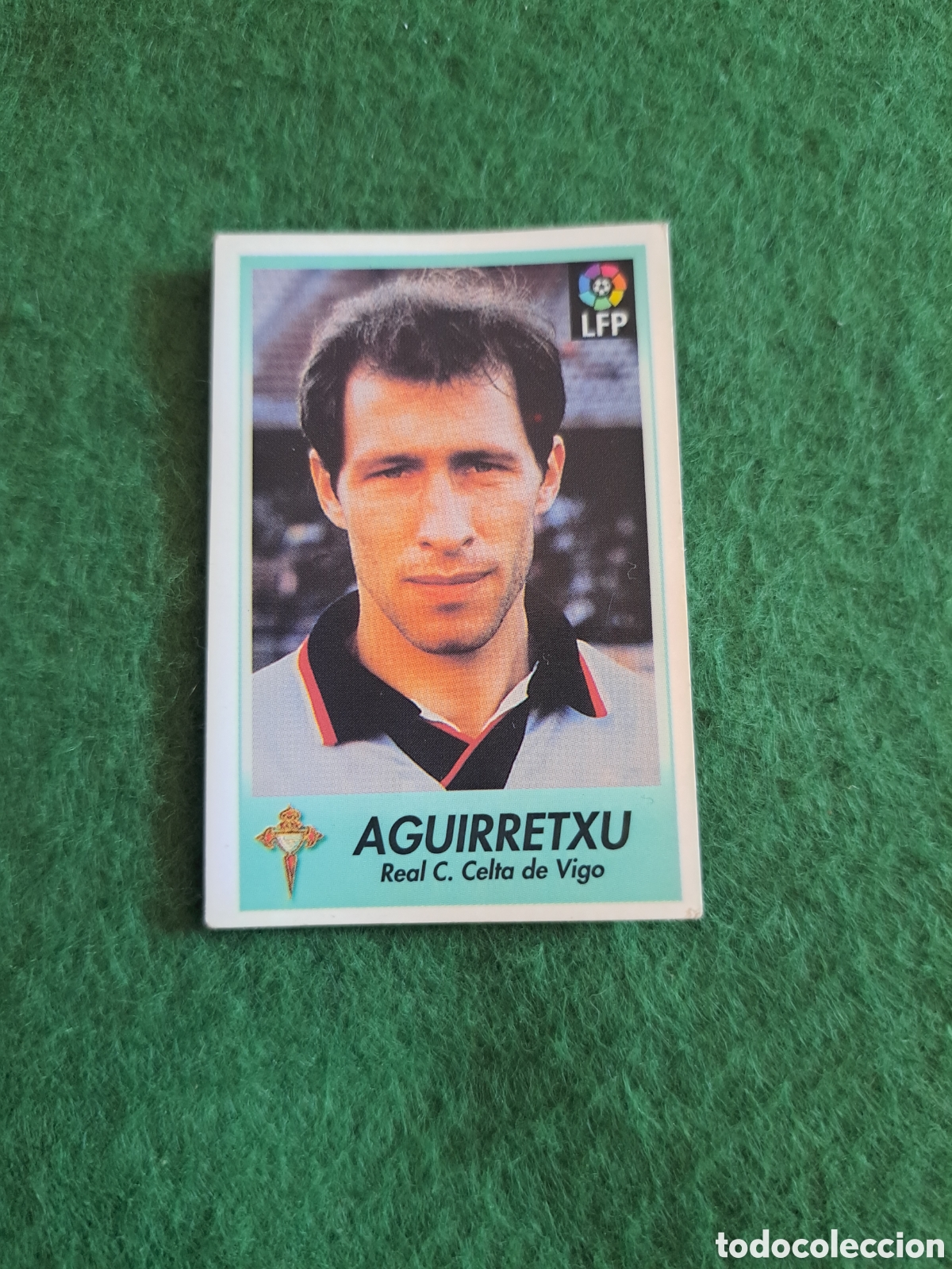 Cromos de f&uacute;tbol: Aguirretxu. N&deg;45. Celta de Vigo. Bollycao Liga 96-97. Sigue la Liga