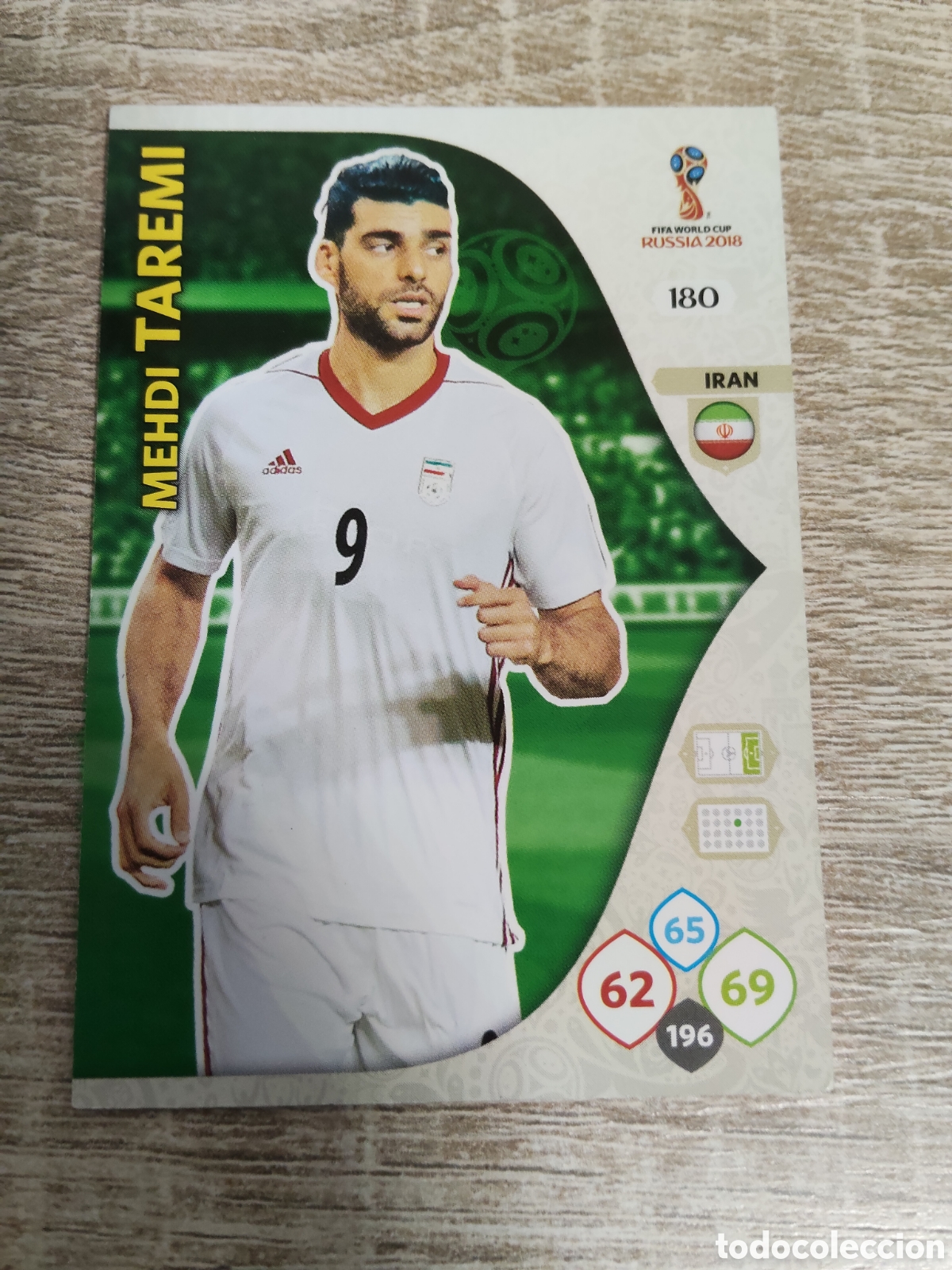 Cromos de f&uacute;tbol: Panini Adrenalyn mundial Rusia 2018 180 Mehdi Taremi Ir&aacute;n