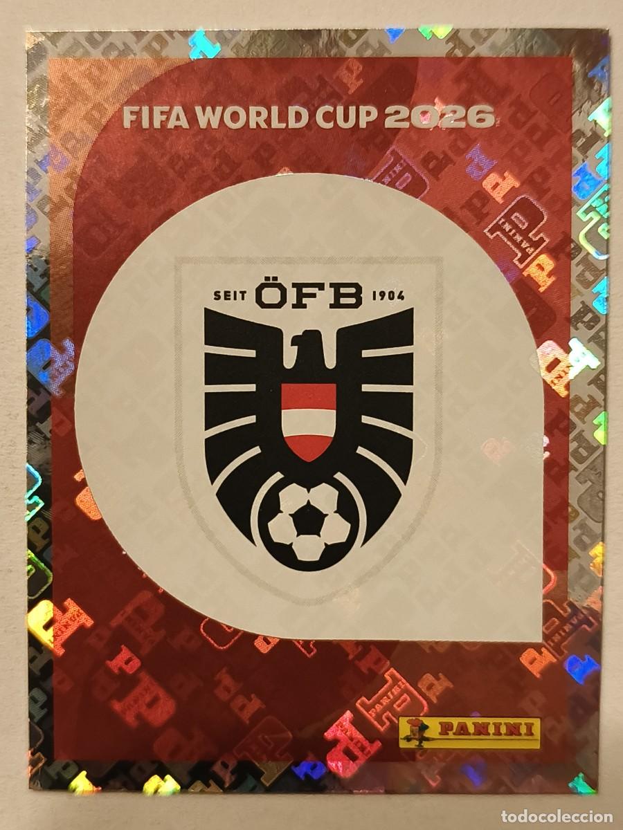 Cromos de f&uacute;tbol: #AUT1 ESCUDO (AUSTRIA) MUNDIAL 2026 PANINI