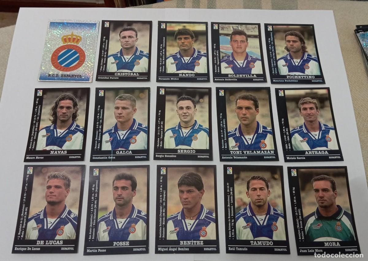 Fu&szlig;ball-Sticker: -PANINI LIGA 2000-2001 : LOTE DE 15 CROMOS DIFERENTES DEL ESPA&Ntilde;OL