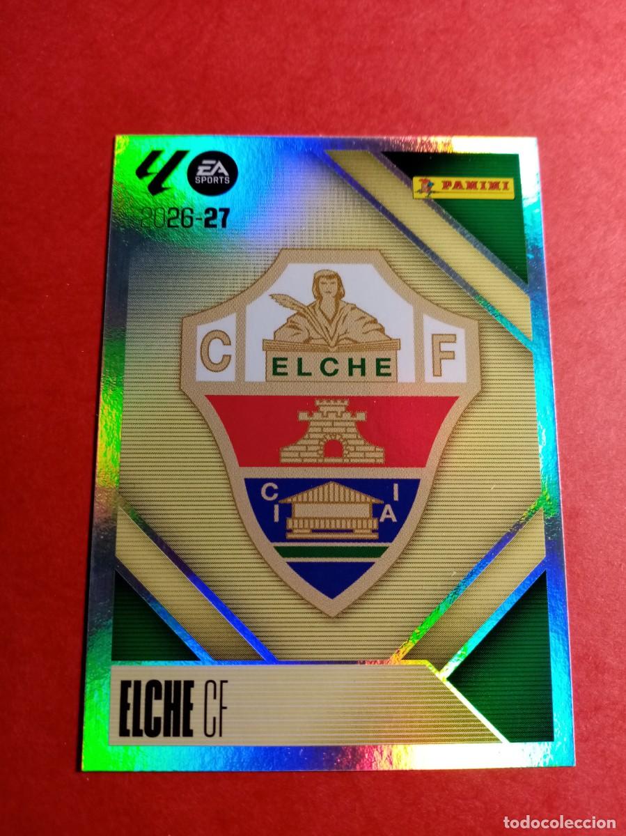 Cromos de f&uacute;tbol: N&ordm; 1 ESCUDO, ELCHE CF, LIGA ESTE 2026 2027 26 27 PANINI