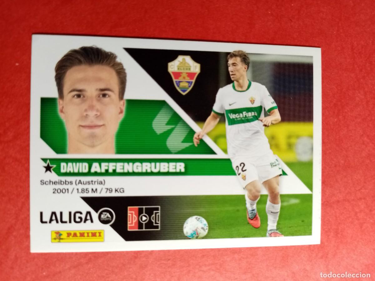 Cromos de f&uacute;tbol: N&ordm; 8 DAVID AFFENGRUBER, BAJA, ELCHE CF, LIGA ESTE 2026 2027 26 27 PANINI