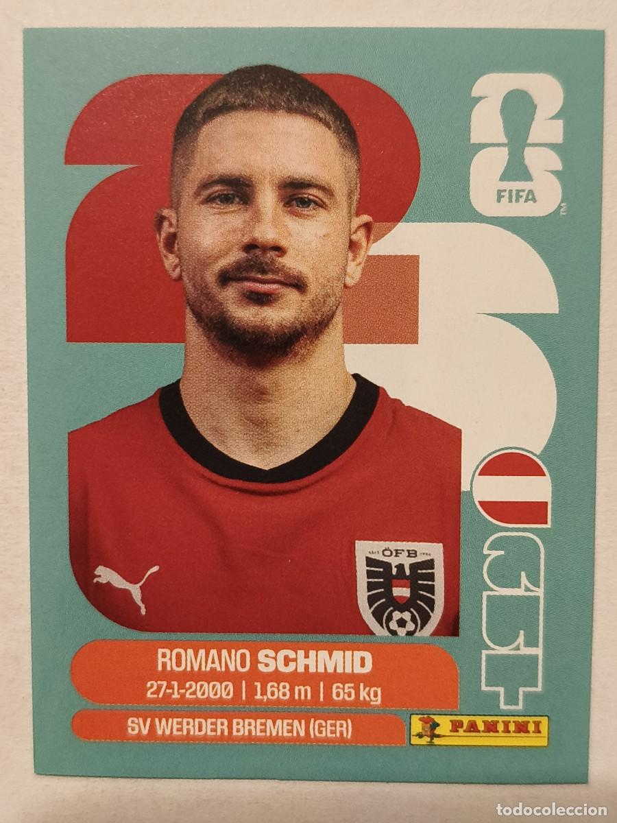 Cromos de f&uacute;tbol: #AUT16 SCHMID (AUSTRIA) MUNDIAL 2026 PANINI