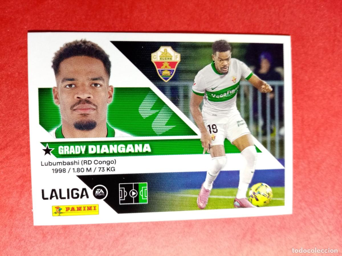 Cartes &agrave; collectionner de Football: N&ordm; 19 GRADY DIANGANA, ELCHE CF, LIGA ESTE 2026 2027 26 27 PANINI