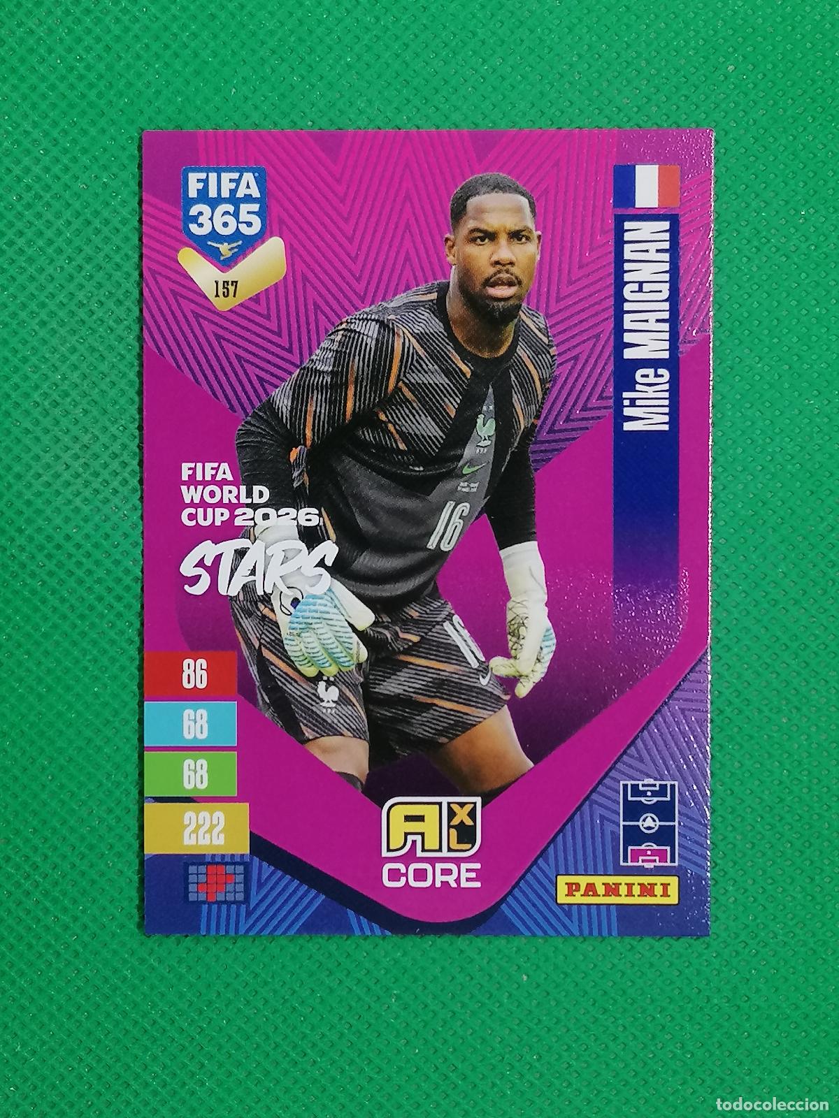 Cromos de f&uacute;tbol: 157 MIKE MAIGNAN FRANCIA CORE STARS ⚽ PANINI ADRENALYN XL FIFA 365 26 27 2026 2027 ⚽