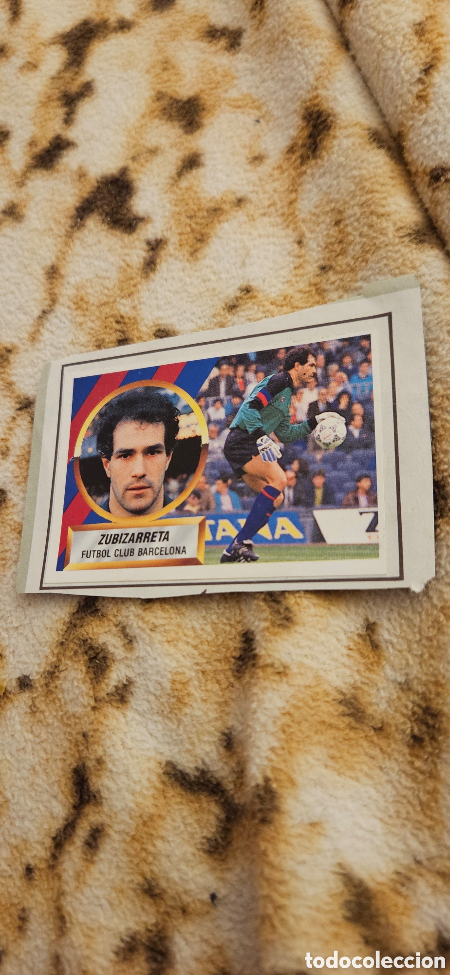 Cromos de f&uacute;tbol: Zubizarreta Barcelona este 1988 1989 88 89 recortado